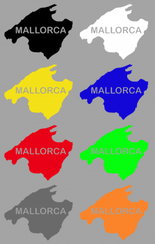 Preview: Aufkleber Mallorca